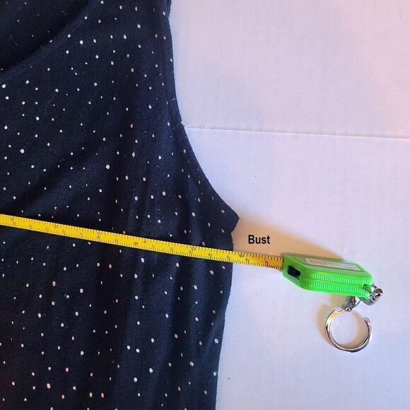 H&M Black & Pink Polka Dot Maxi Dress Size M - Picture 7 of 7